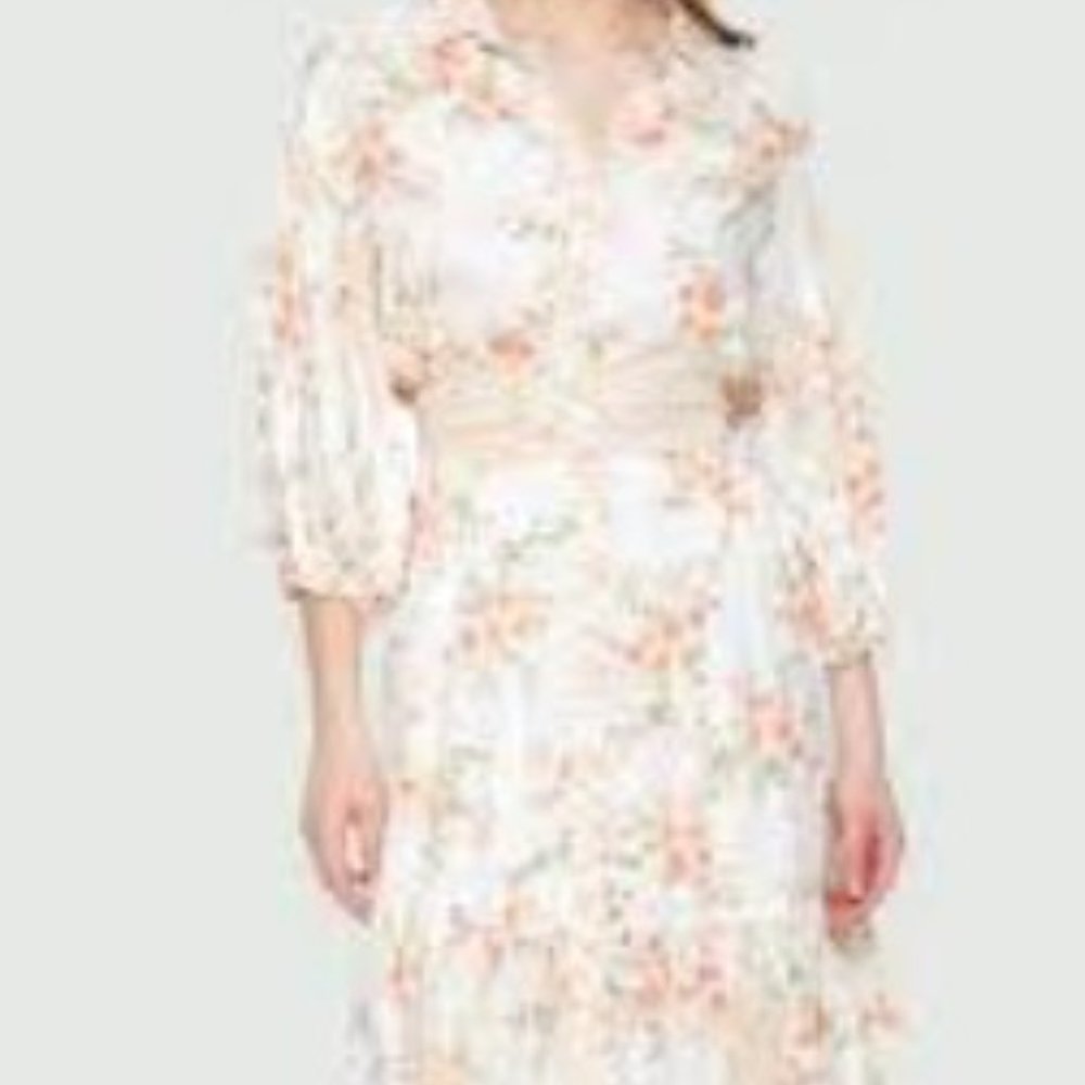 Black Tape_ Floral Maxi Dress